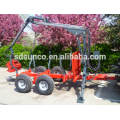 farm machine hydraulic log loader trailer